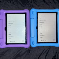 ‼️ TWO Amazon Fire 8 Kids Tablets ‼️