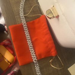 Stainless Steel Ankle Bracelet With Cubic Zirconia