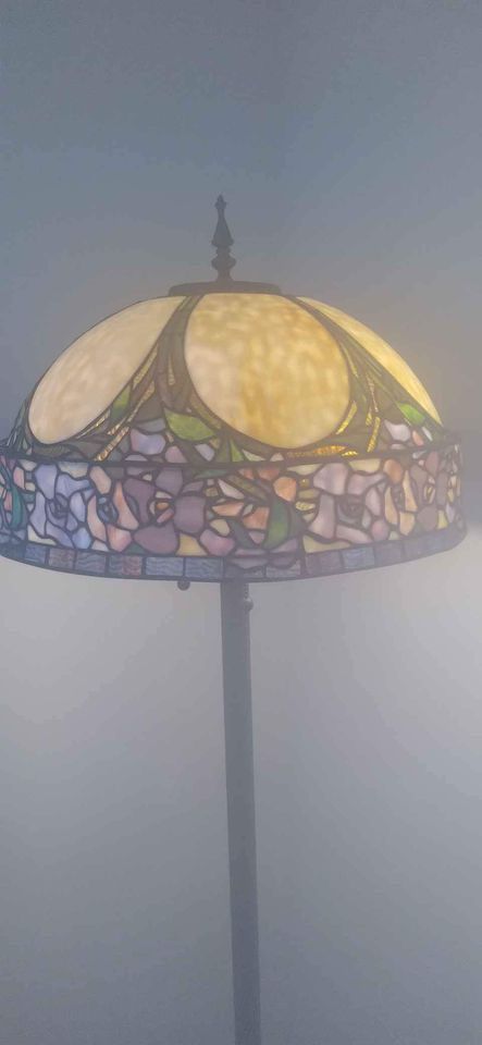 Tiffany-style floor lamp