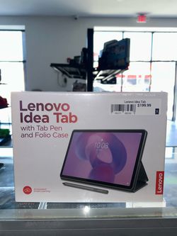 Lenovo Idea Tab with Tab Pen and Folio Case