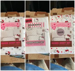 Hello Kitty Queen Sheet Set