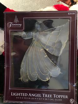 Lighted angel tree tower