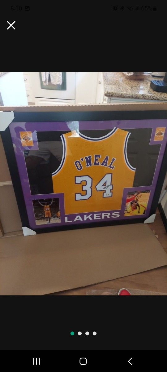 Lakers Shaquille O'Neil Autograph Jersey