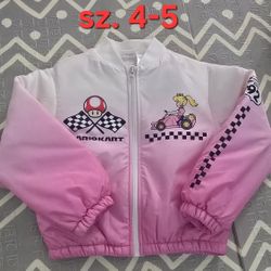 Mario Brothers Nintendo Girls Peach Jacket