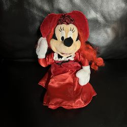 VINTAGE 2000 Disney Parks Pirates of the Caribbean REDD 9 inch Minnie Mouse bean