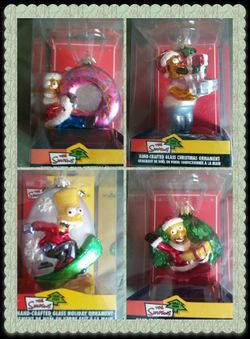 Glass ornaments, brand new never opened