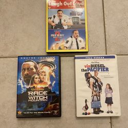 Mall Cop, Race to Witch Mountain, And The Pacifier Dvds