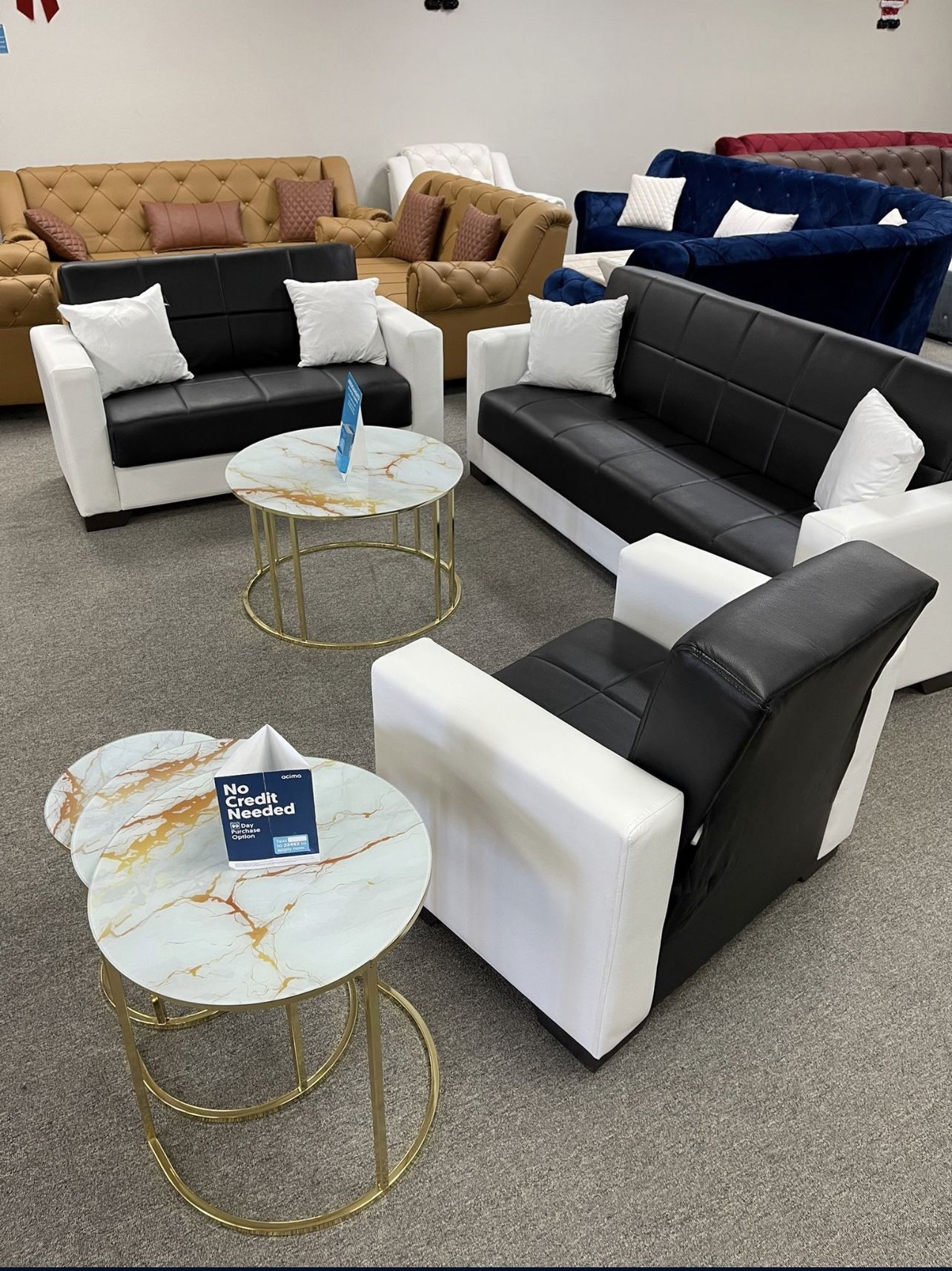 New In The Box 📦 Living Room Sofa Set Sleeper 3pc - Delivery Available