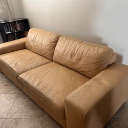 Large Tan/Brown Comfy Couch