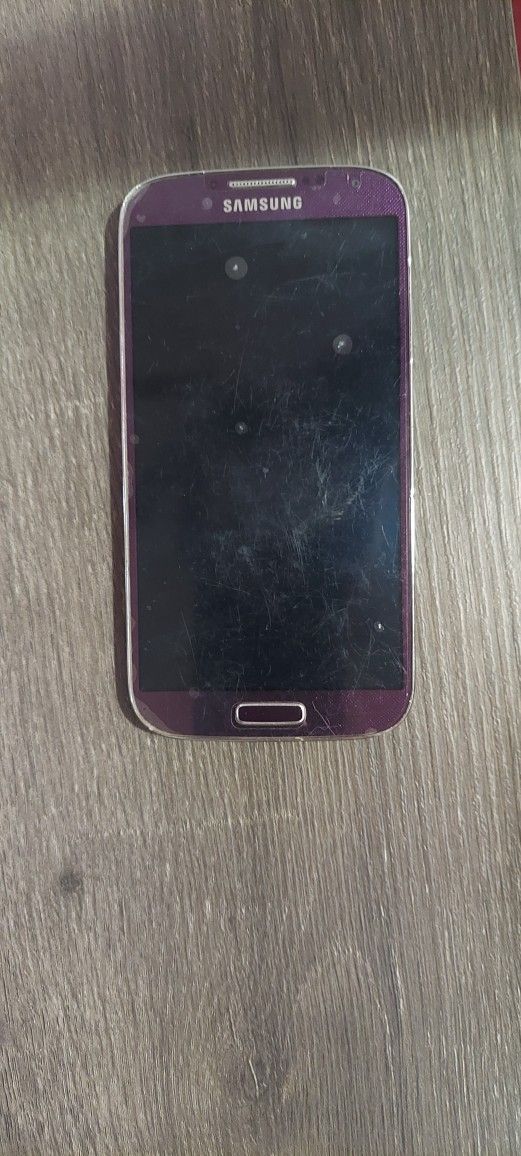 Samsung Galaxy S4 Purple 64GB For Parts