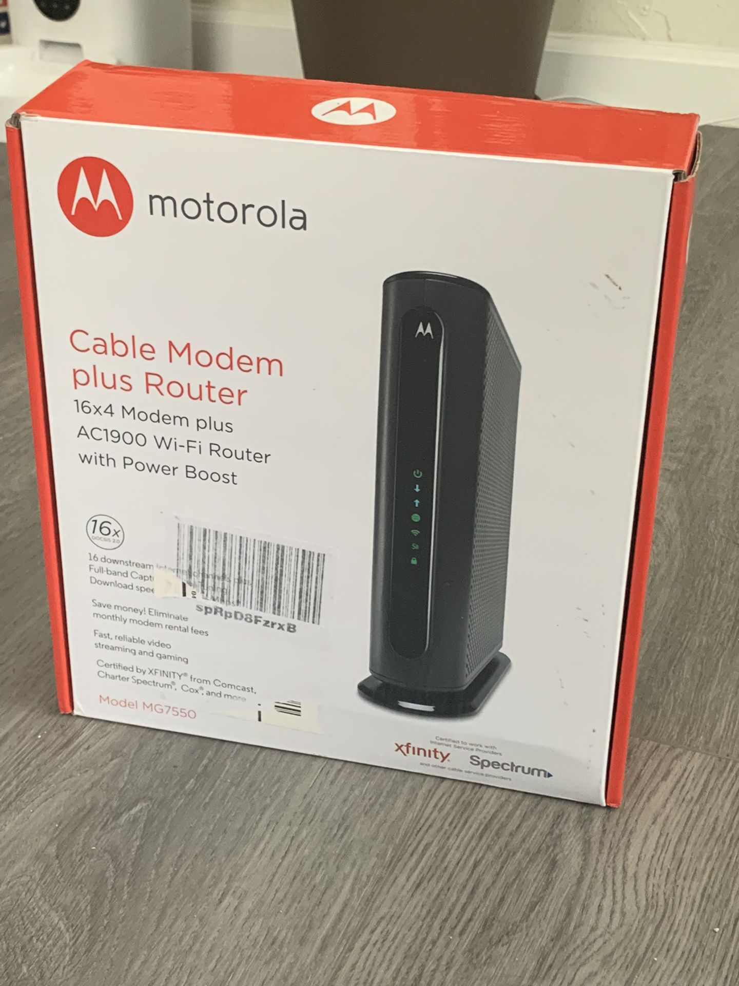 Motorola Cable Modem Router Combo