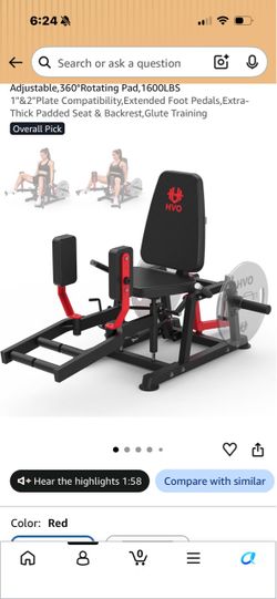HVO Leg Extension & Curl Machine