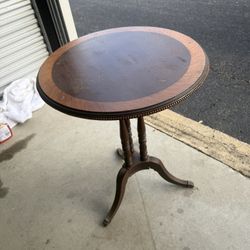 Two Antique Side Tables 