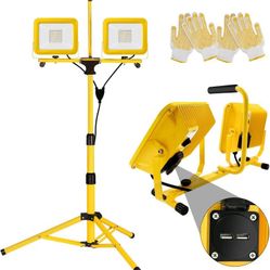 LED dual head work light