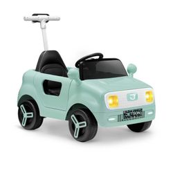 Jetson Mako Electric Motor Assist Ride-On Push Car - Green: Remote Control, Charger Included