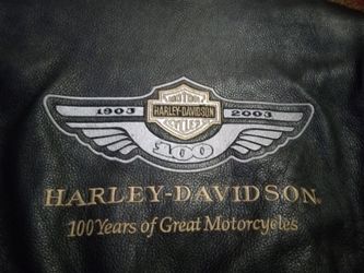 Harley Davidson 100th Anniversary Women's Leather Coat