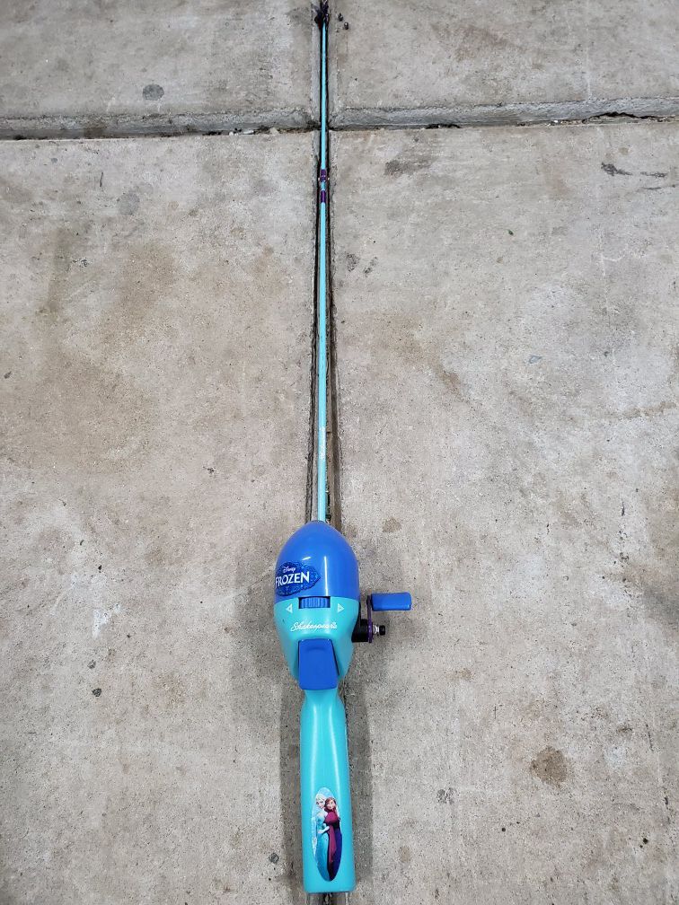 Toddler Frozen fishing rod