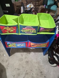 Ninja turtles kids cubby