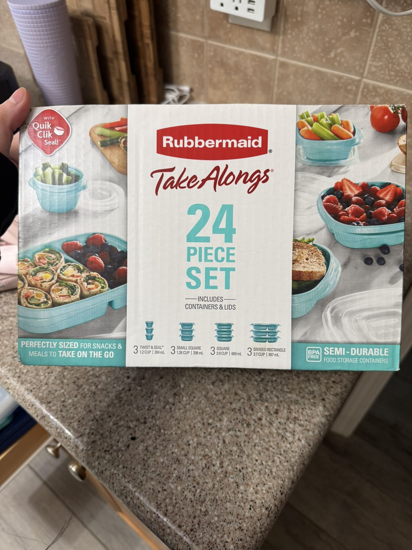 Rubbermaid Takealongs 24 Piece Set