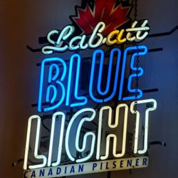 Labatt Blue Light Neon Sign 