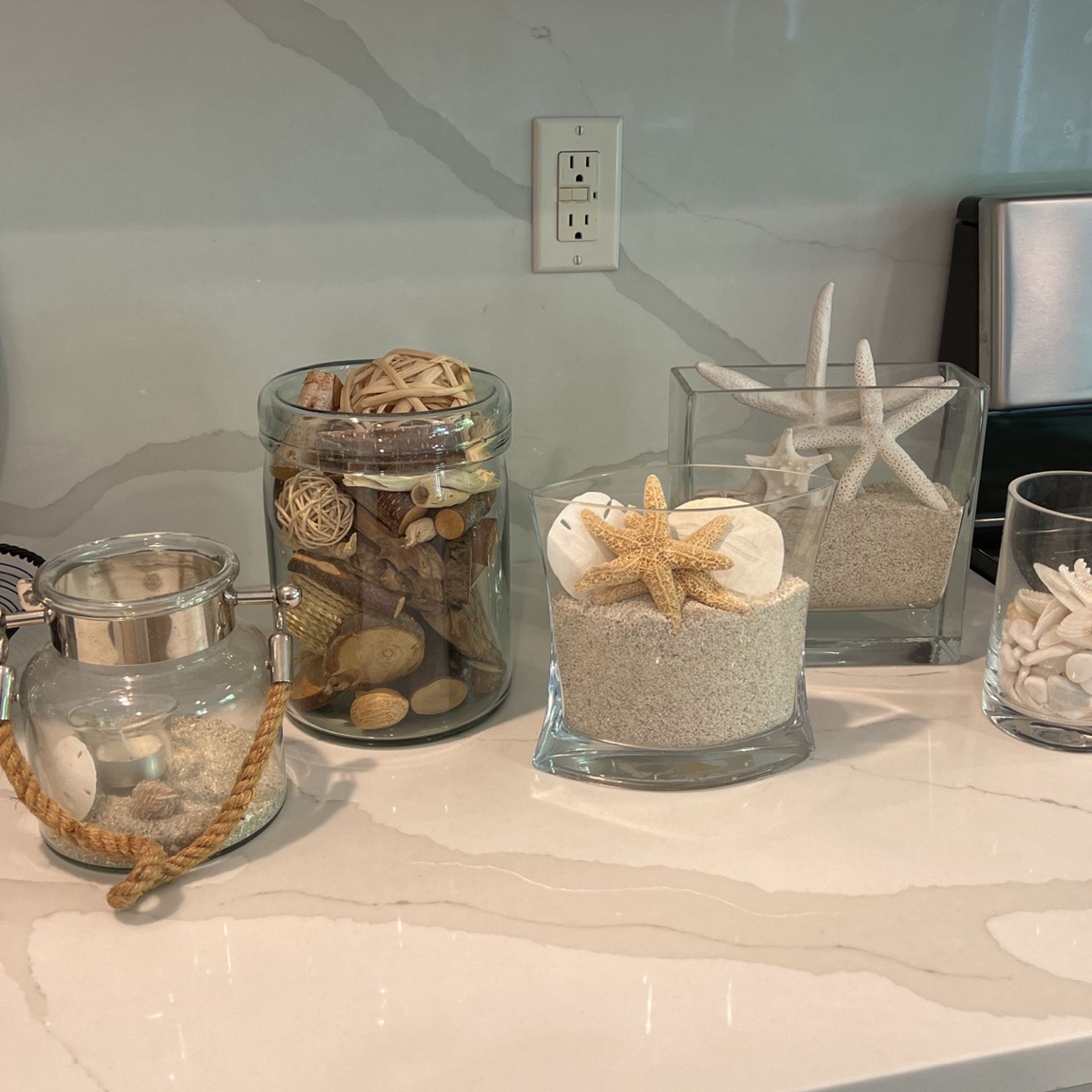 Pottery Barn, Unique, Beautiful Glass Nature Collection
