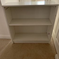 White Wood Bookcase Bookshelf