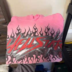 Hellstar hoodie pink size M