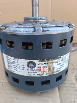 1/3 HP 208-230V 1075RPM AC UNIT BLOWER MOTOR. I HAVE ANY SIZE ON CAPACITORS CONDENSER AND BLOWER MOTORS