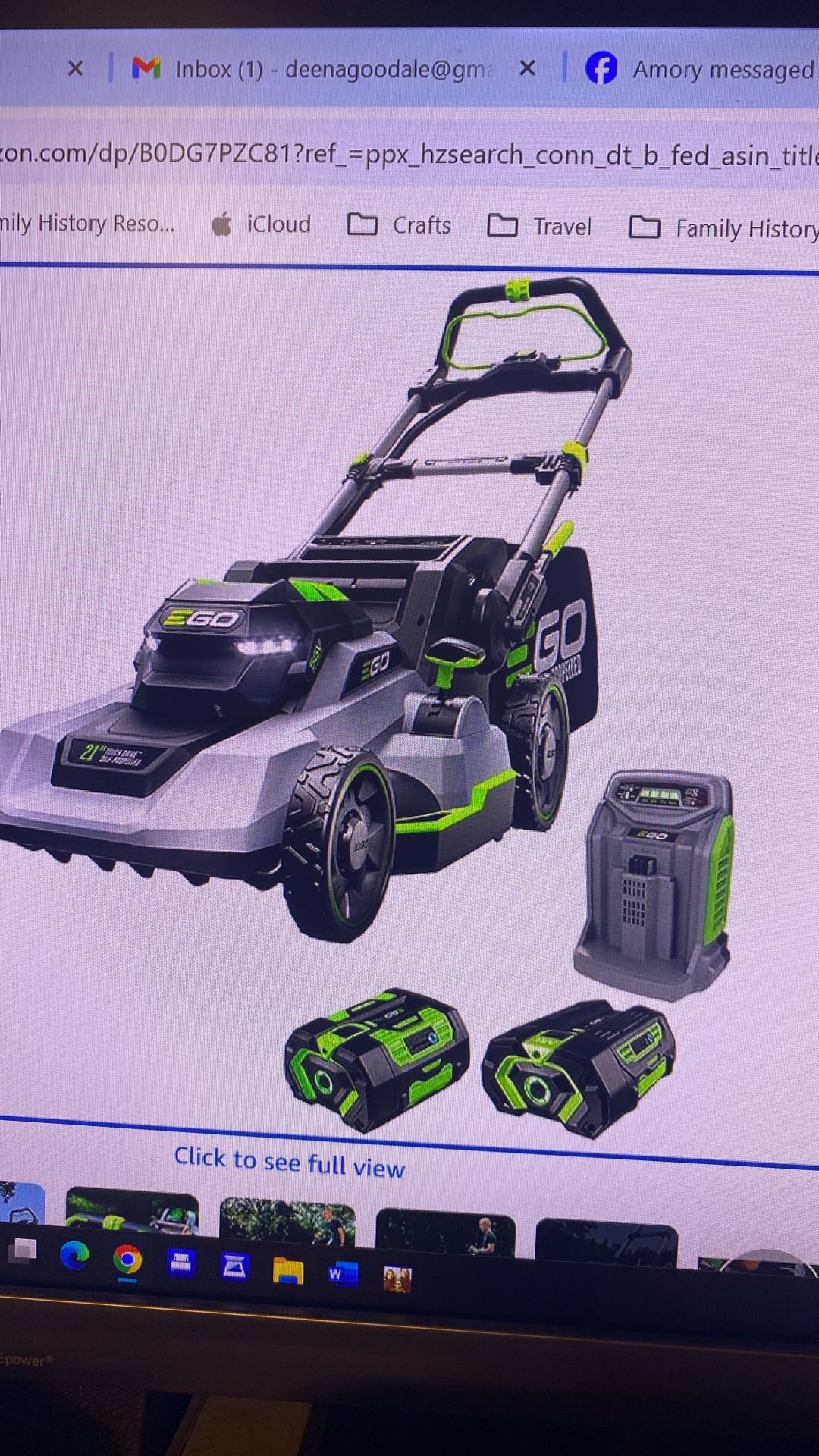Ego Power And Electric Lawn Mower, Self-propelled