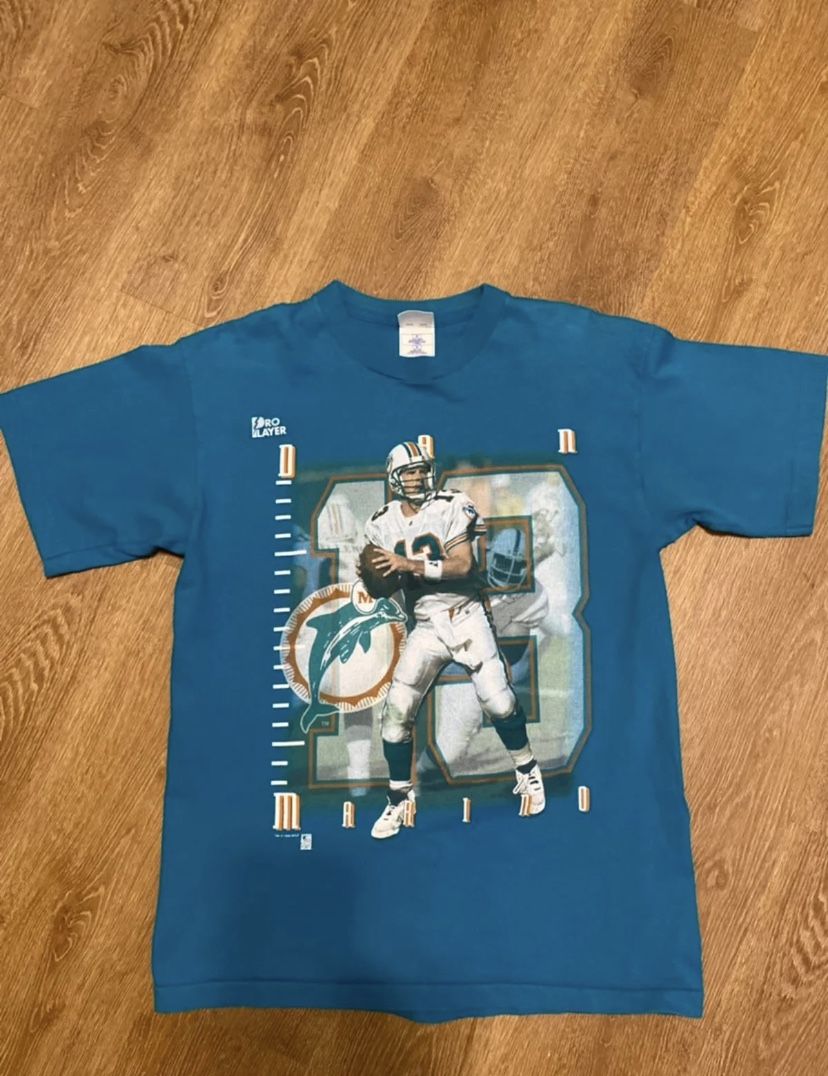 VINTAGE 1996 MIAMI DOLPHINS DAN MARINO PRO PLAYER SHIRT