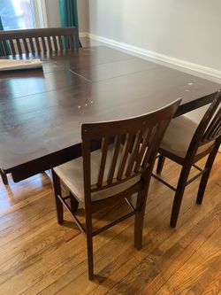 Heavy wooden table