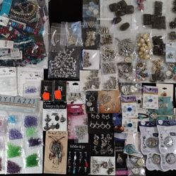 Large Lot Of Beads And Charms