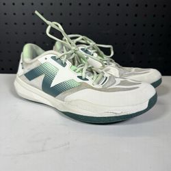 New Balance 796v4 Womens Size 8.5 Tennis Pickleball Shoes White Green