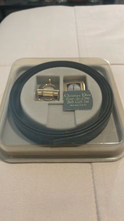 Vintage and Collectible Christian Dior Belt in Unopened Box