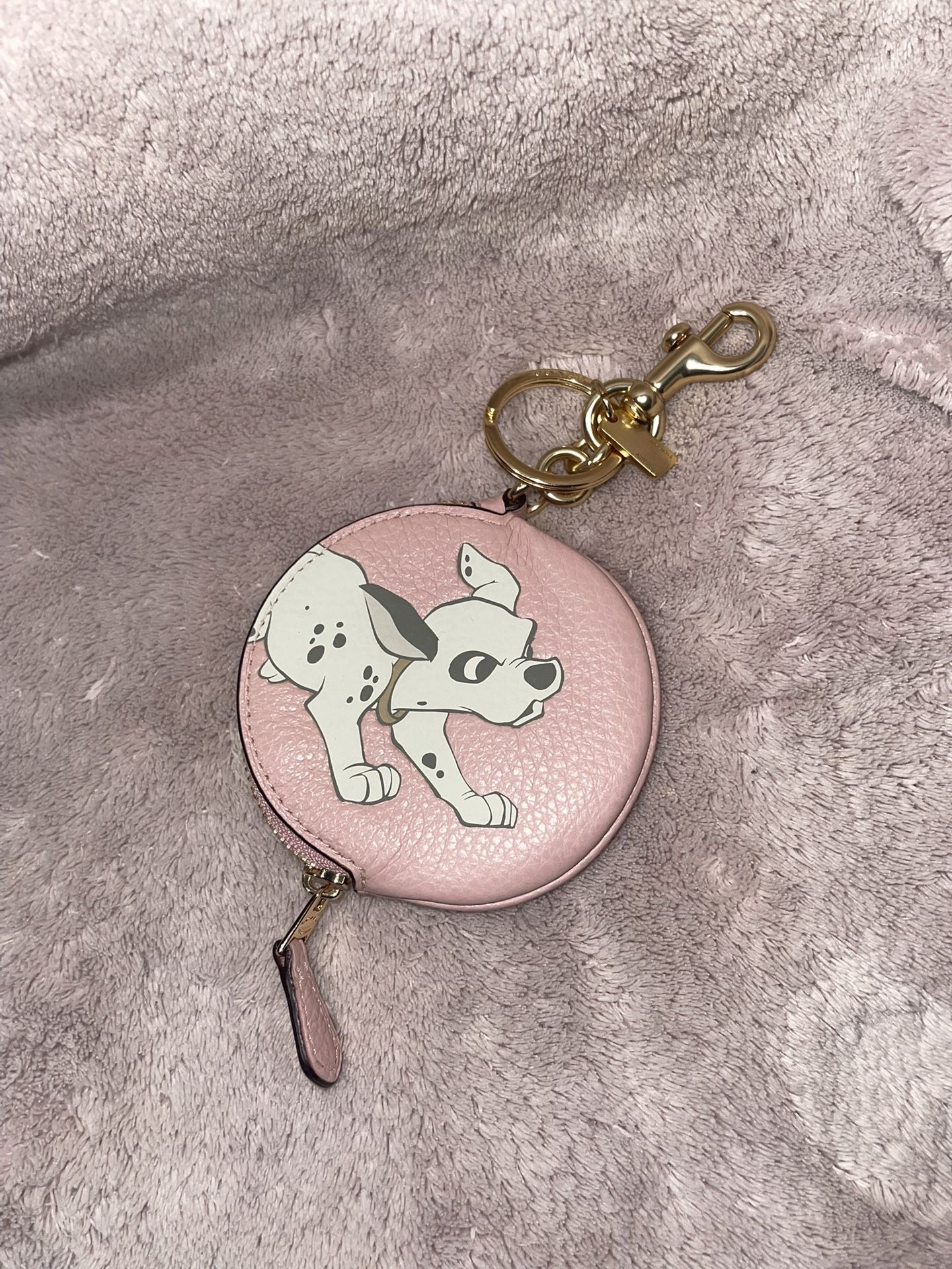 Disney X Coach 101 Dalmatians Pink Coin Purse