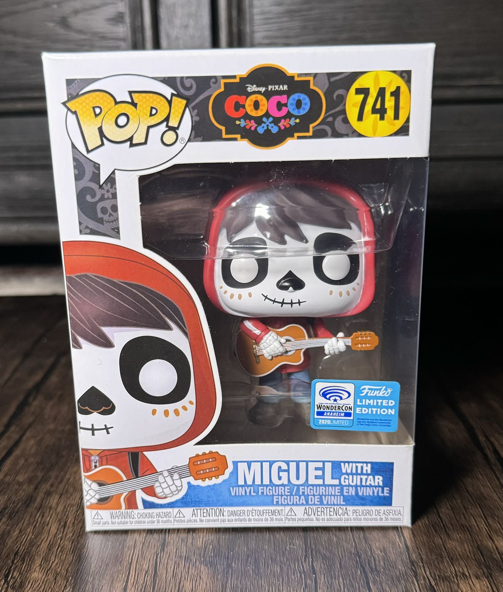 Funko Pop Disney Coco Miguel with Guitar Wondercon Exclusive