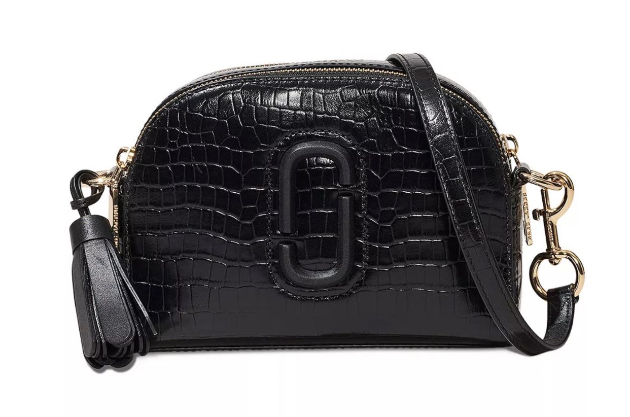 Brand NEW Marc Jacobs Shutter Embossed Leather Crossbody VALUE $375