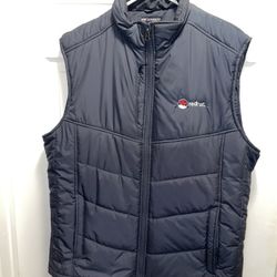 Men’s XL Sleeveless Puffer Jacket (Red Hat Logo)