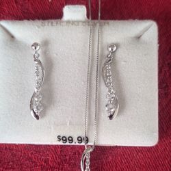 Christmas, Bridal, Holiday, Anniversary, Earrings And Necklace Gift Sets