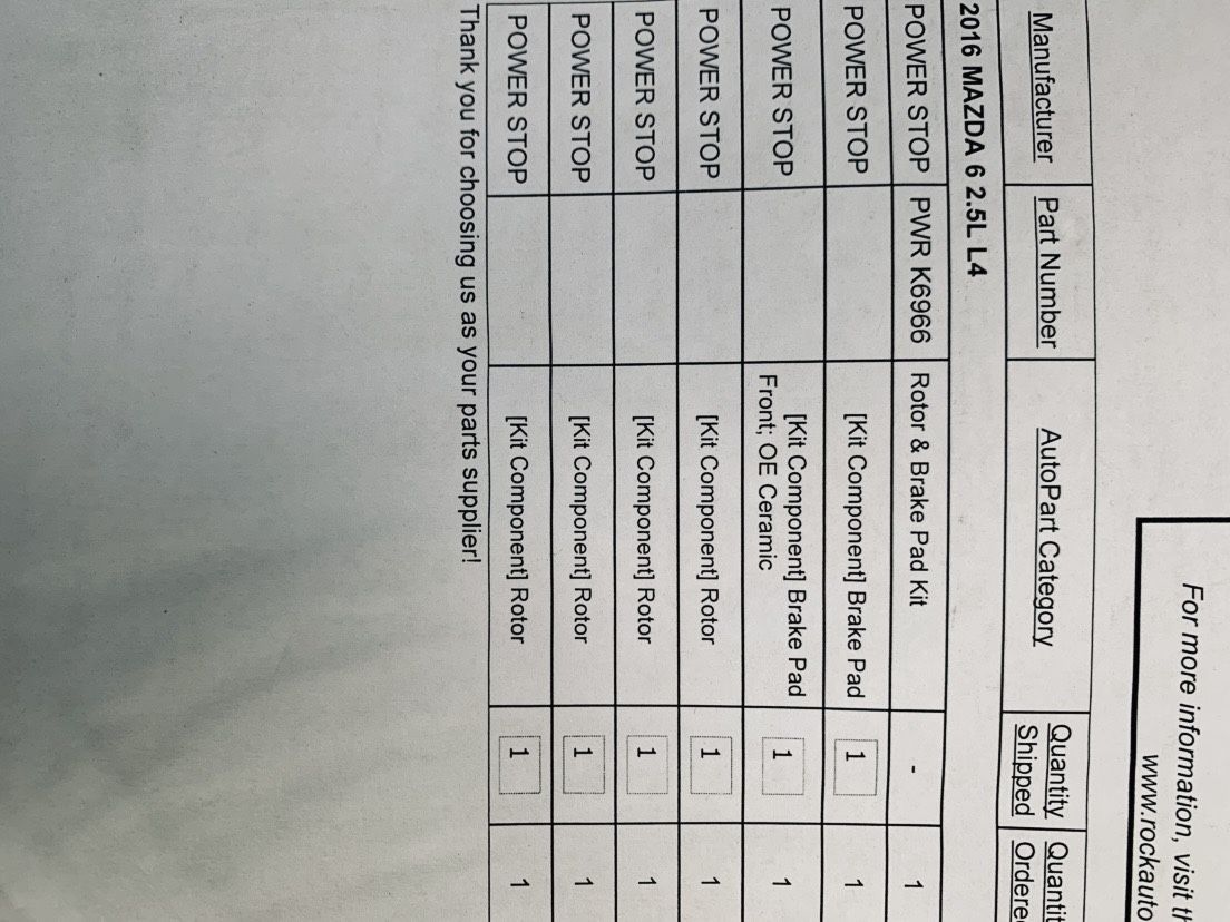 Brand New Bolt Pattern 5x114.3 or 5x4.5 Drilled & Slotted Rear