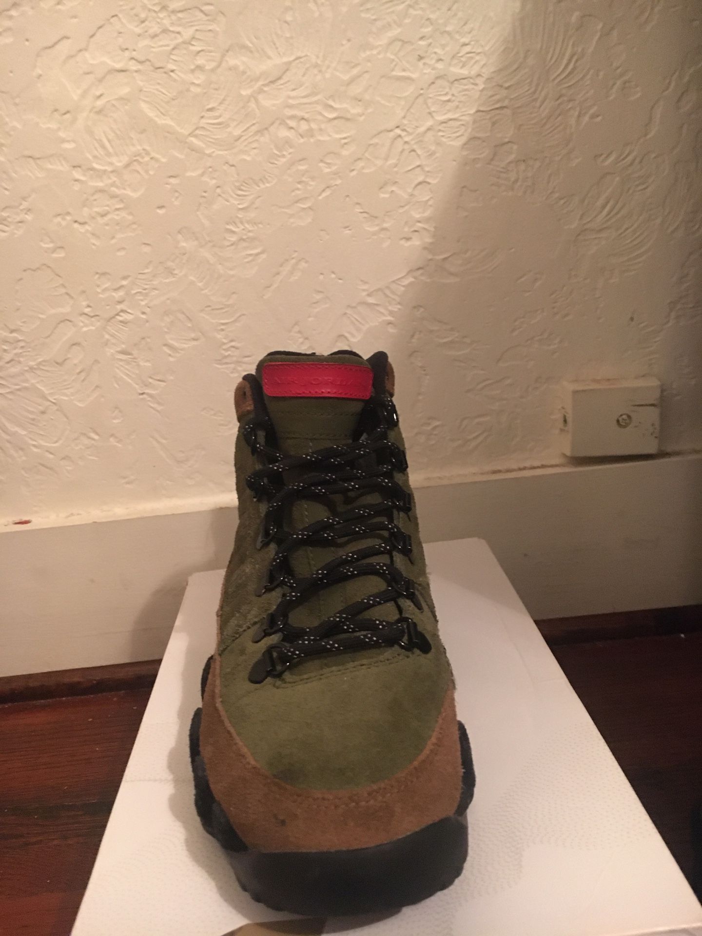 Army Color Air Jordan Boots