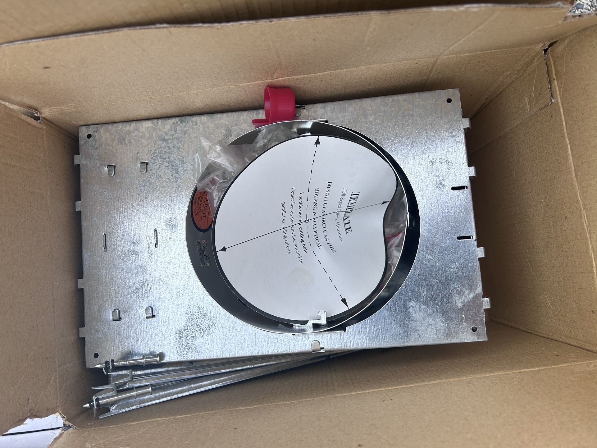 Angled Can Light Housing