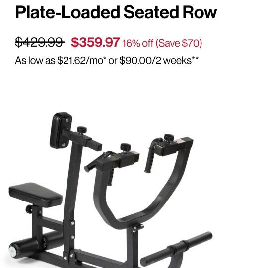 Plate Loaded Machine For back. Weight Training 