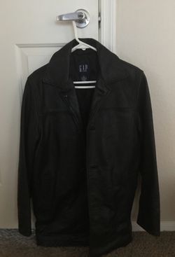 Real Leather jacket from GAP