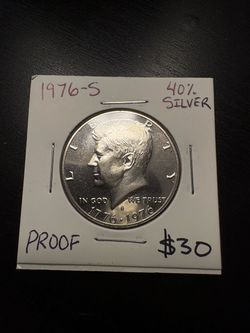 1976-S Kennedy Half Dollar 40% Silver Proof