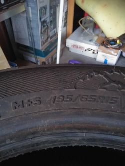 M+S 195/65R15 snow tires