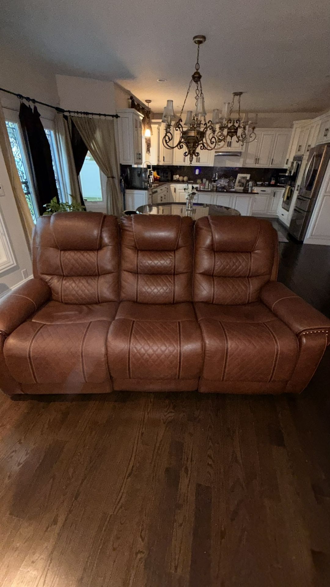 2 Brown Power Recliner Couches For $500