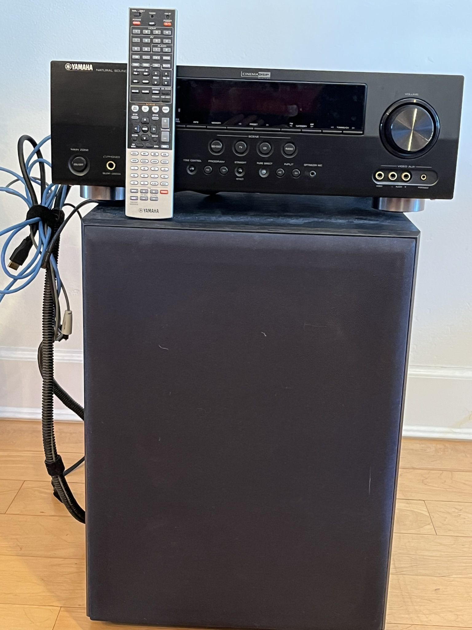 Home theater Subwoofer and AV Receiver
