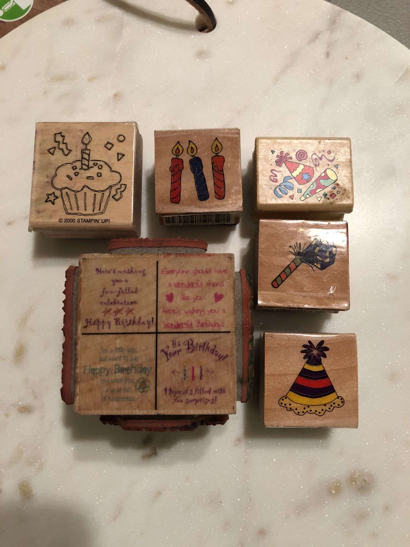 Happy Birthday / Party - Vintage Rubber Stamps
