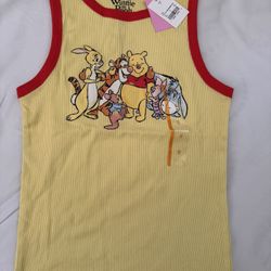 Winnie The Pooh Ribbed Tank Top